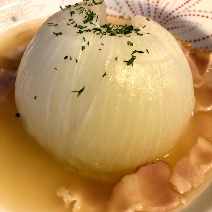 レンジにおまかせ！新玉ねぎのトロトロコンソメ煮